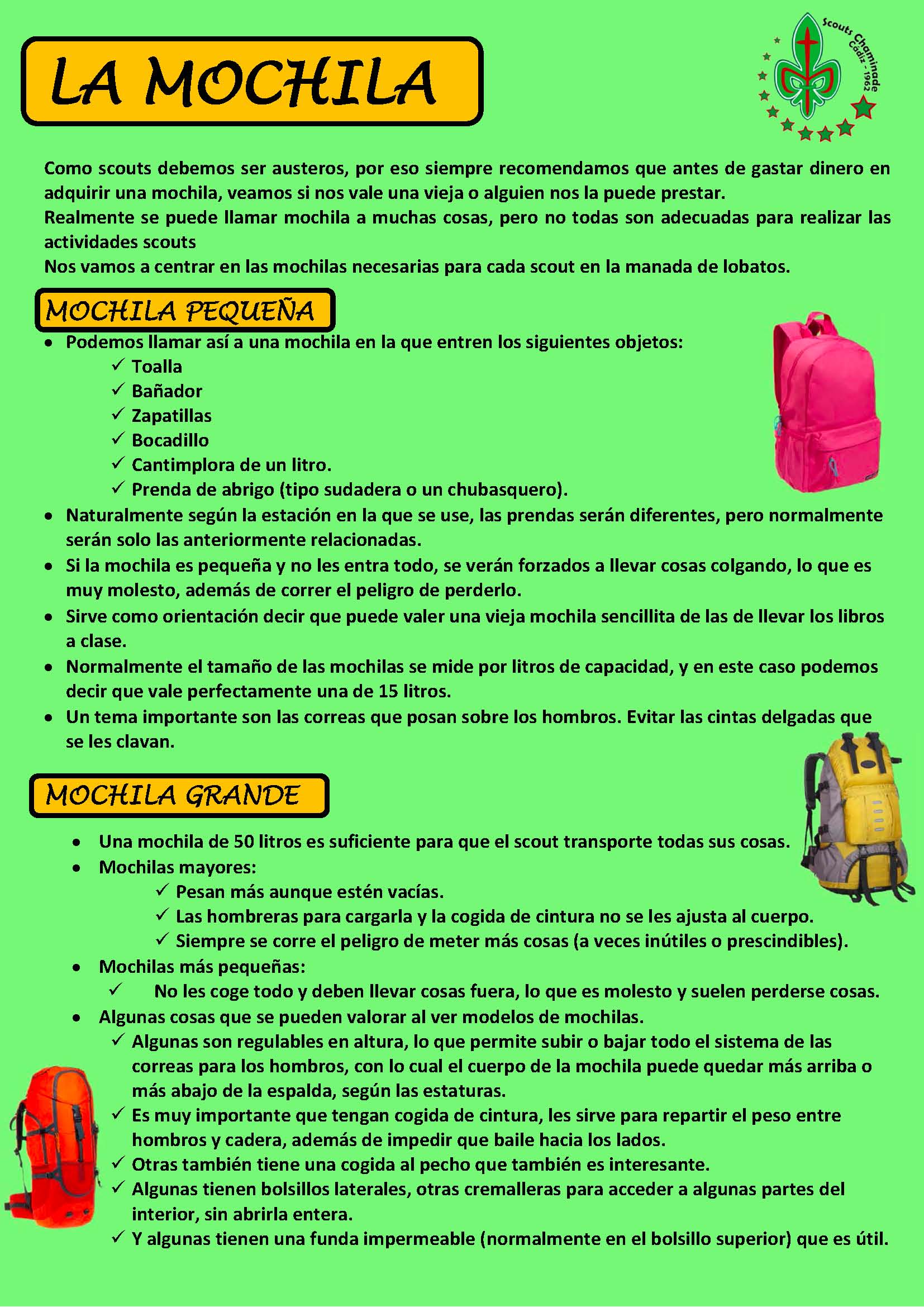 LA_MOCHILA.Lobatos_Chaminade.Generalidades